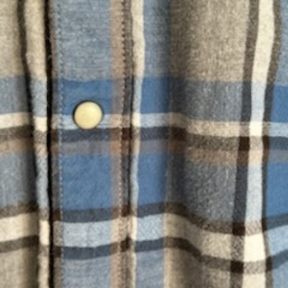 Lucky Brand Men's Western Plaid Classic Fit Shirt Size XL Pearl Snap - Picture 5 of 11